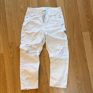White Distressed Womens Jeans
